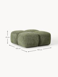 Teddy-Bouclé Ottoman Tayla - thumbnail 8