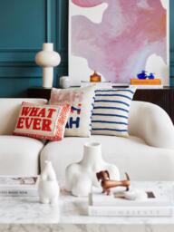Cushion Cover Whatever with Embroidered Lettering - thumbnail 9