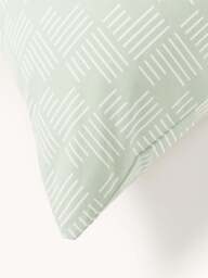 Geometric Print Cotton Percale Duvet Cover Inki - thumbnail 5
