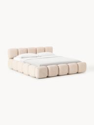 Upholstered Bouclé Bed Tayla