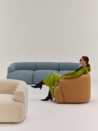 Bouclé Armchair Sofia - thumbnail 8