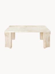 Travertine Coffee Table Doric, W 80 cm - thumbnail 3