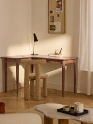 Mango Wood Corner Desk Paul - thumbnail 2