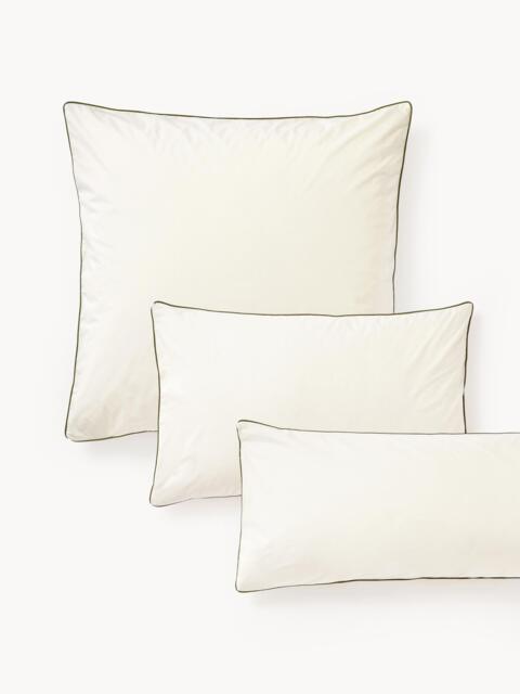 Cotton Percale Pillowcase Daria with Piping