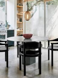 Pine Wood Dining Chair Daumiller with Armrests - thumbnail 4