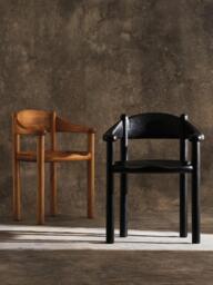 Pine Wood Dining Chair Daumiller with Armrests - thumbnail 2