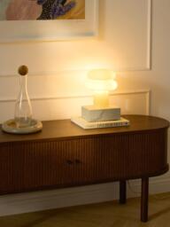 Small Opal Glass Table Lamp Baya - thumbnail 3