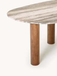 Organic-Shaped Marble Dining Table Naruto, in various sizes - thumbnail 4