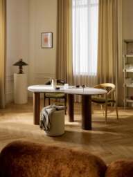 Organic-Shaped Marble Dining Table Naruto, in various sizes - thumbnail 6