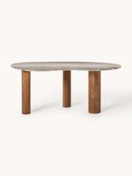 Organic-Shaped Marble Dining Table Naruto, in various sizes - thumbnail 2