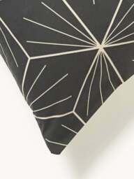 Reversible Cotton Pillowcase Ilda, with Geometric Print - thumbnail 8