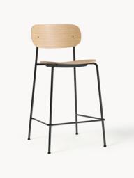 Metal and Wood Counter Chair Co