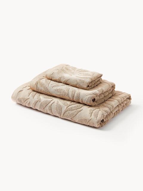 High-Low Towel Set Leaf, in various set sizes - image 1