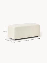 Ottoman Melva, W 99 x D 42 cm - thumbnail 9
