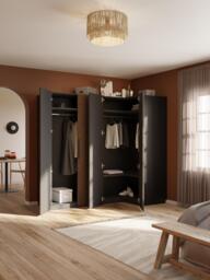Modular Corner Wardrobe Simone, 215 cm Wide, in various sizes - thumbnail 6