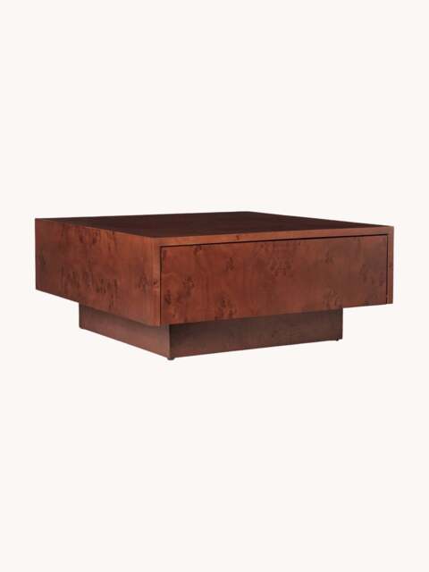 Wooden Coffee Table Burl - image 1