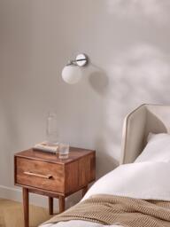 Opal Glass Wall Lamp Atlanta - thumbnail 6