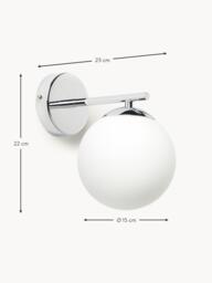 Opal Glass Wall Lamp Atlanta - thumbnail 7