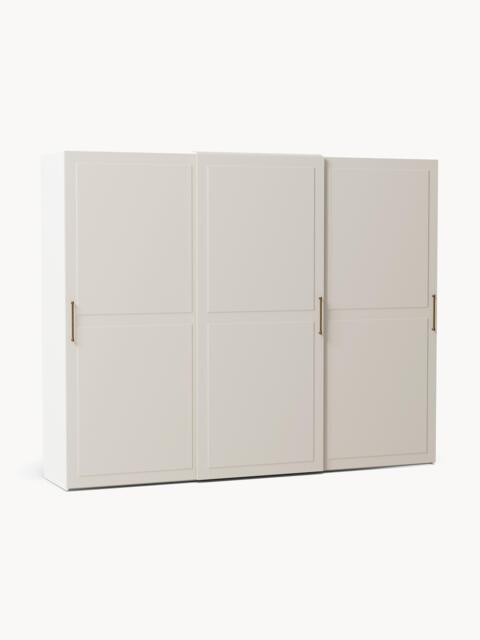 Modular Sliding Door Wardrobe Charlotte, 300 cm Wide, in various sizes