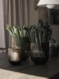 Glass Vase Simple Stripe, H 18 cm - thumbnail 2