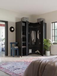 Modular Corner Wardrobe Leon, 165 cm Wide, in various sizes - thumbnail 8