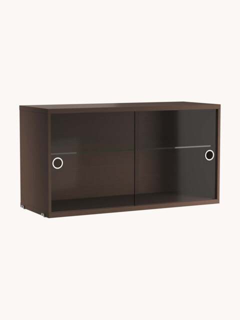 Display Cabinet String System with Sliding Glass Doors, W 78 x D 30 cm - image 1