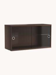 Display Cabinet String System with Sliding Glass Doors, W 78 x D 30 cm