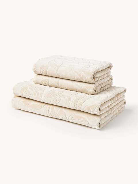 Velvet Towel Set Rosaria, in various set sizes - image 1