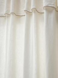 Linen Light-Filtering Rod Pocket Curtains Eleonara, Set of 2, W 145 cm - thumbnail 5