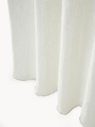 Linen Light-Filtering Rod Pocket Curtains Eleonara, Set of 2, W 145 cm - thumbnail 4