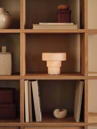 Mouth-Blown Portable LED Table Lamp Ripple, Dimmable, H 17 cm - thumbnail 6