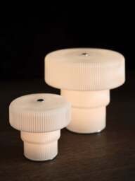Mouth-Blown Portable LED Table Lamp Ripple, Dimmable, H 17 cm - thumbnail 4