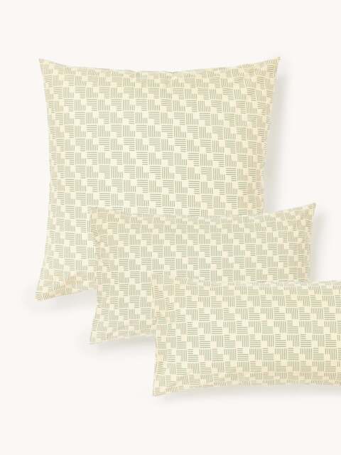 Geometric Print Cotton Percale Pillowcase Inki - image 1