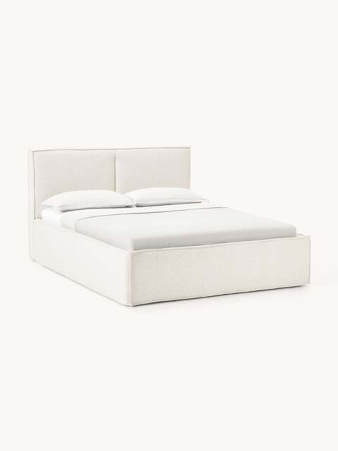 Upholstered Bouclé Bed Dream with Storage