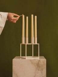 Metal Candle Holder Kubus - thumbnail 5