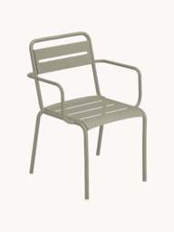 Stackable Garden Chairs Star with Armrests, Set of 2