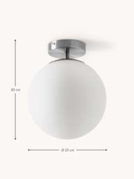 Small Glass Ceiling Lamp Hitch - thumbnail 4