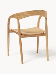 Ash Wood Dining Chair Camille with Armrests - thumbnail 5
