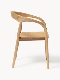 Ash Wood Dining Chair Camille with Armrests - thumbnail 4