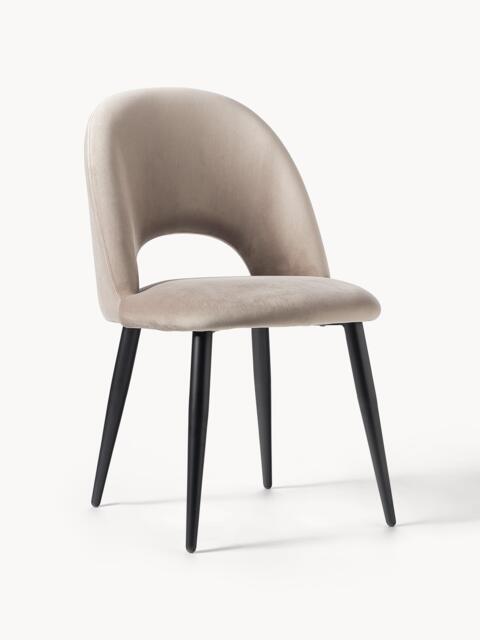 Upholstered Velvet Chair Rachel - image 1
