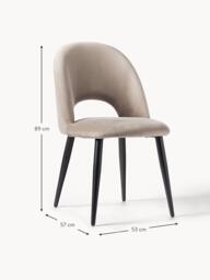 Upholstered Velvet Chair Rachel - thumbnail 9