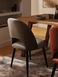 Upholstered Velvet Chair Rachel - thumbnail 2