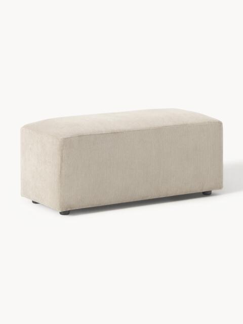 Corduroy Ottoman Melva, W 99 x D 42 cm - image 1