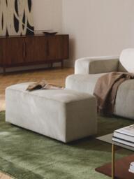 Corduroy Ottoman Melva, W 99 x D 42 cm - thumbnail 2