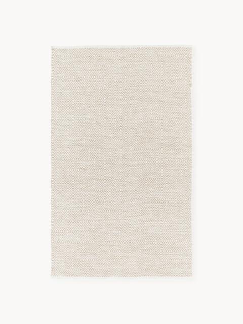 Hand-Woven Indoor & Outdoor Rug Rika with Diamond Pattern - image 1