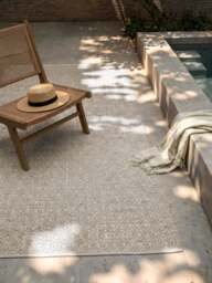 Hand-Woven Indoor & Outdoor Rug Rika with Diamond Pattern - thumbnail 7