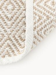 Hand-Woven Indoor & Outdoor Rug Rika with Diamond Pattern - thumbnail 4