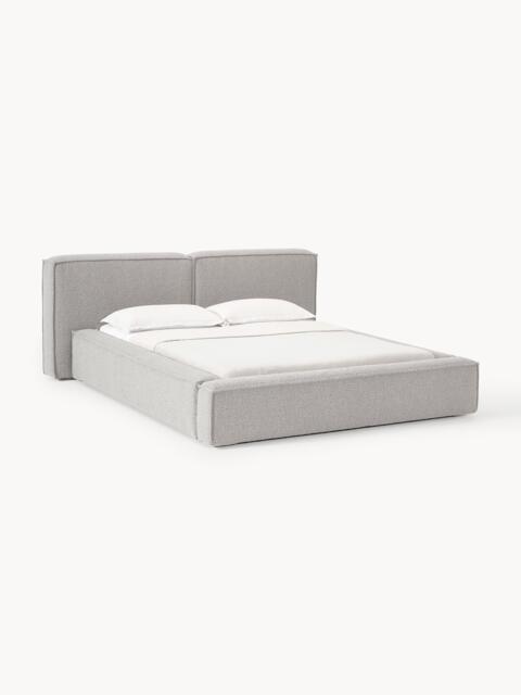 Upholstered Bouclé Bed Lennon with Storage Space - image 1