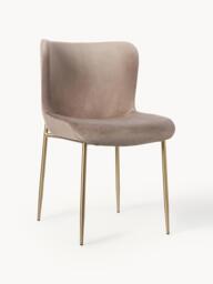 Upholstered Velvet Chair Tess - thumbnail 1