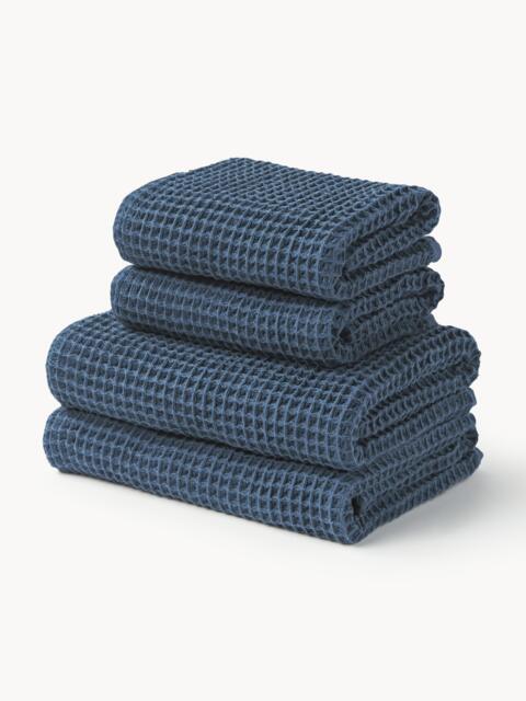 Towel Set Ines with Waffle Structure, in various set sizes - image 1